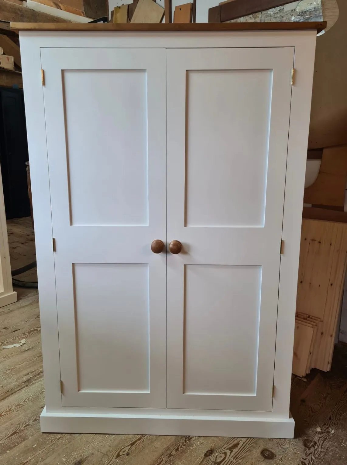 15a. **150 cm Medium Height 2 door Storage Cupboard with Hooks and Shelves (35 cm deep) 📢 ADD TO CART to UNLOCK TODAYS DEAL