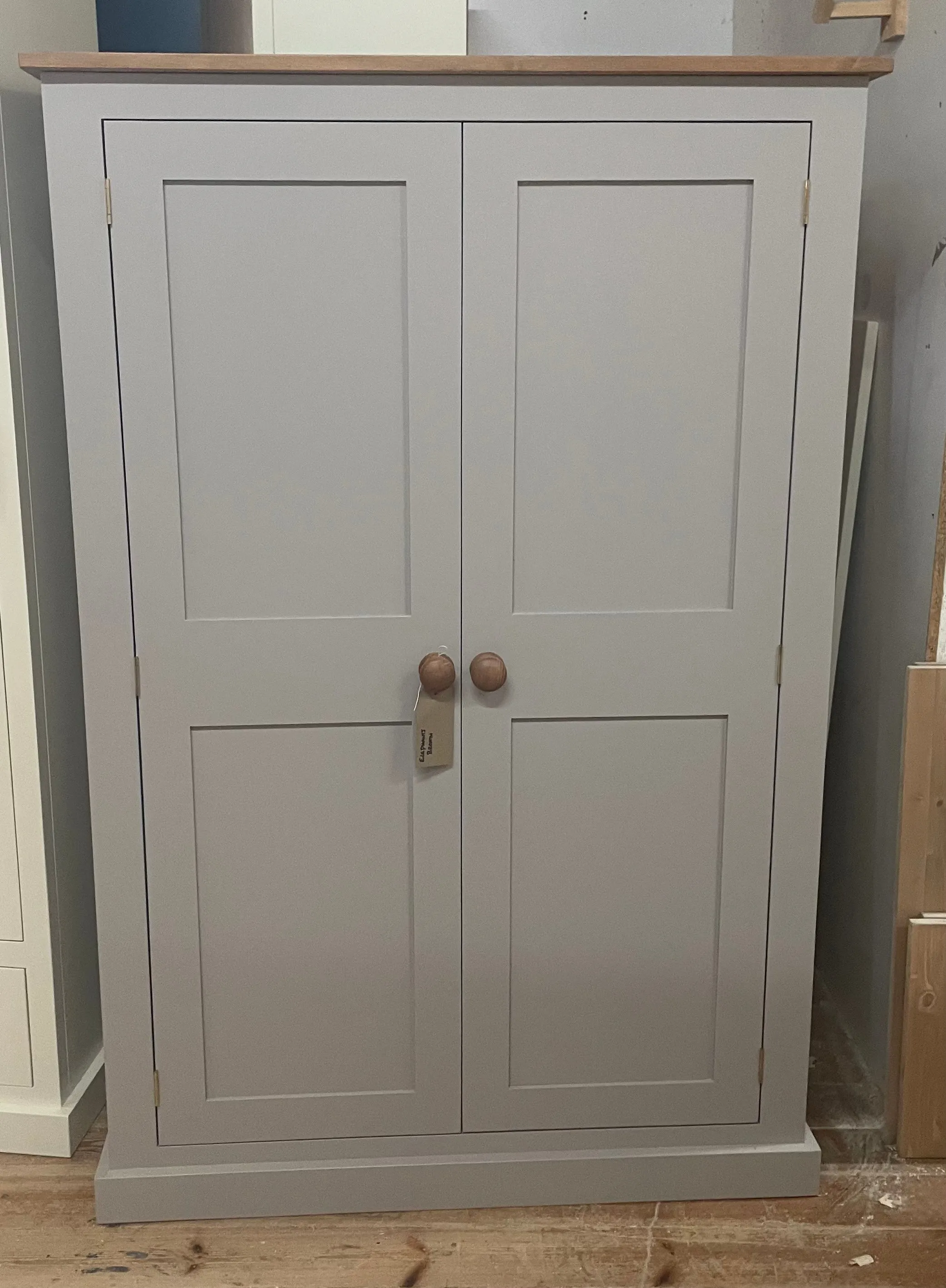 15a. **150 cm Medium Height 2 door Storage Cupboard with Hooks and Shelves (35 cm deep) 📢 ADD TO CART to UNLOCK TODAYS DEAL