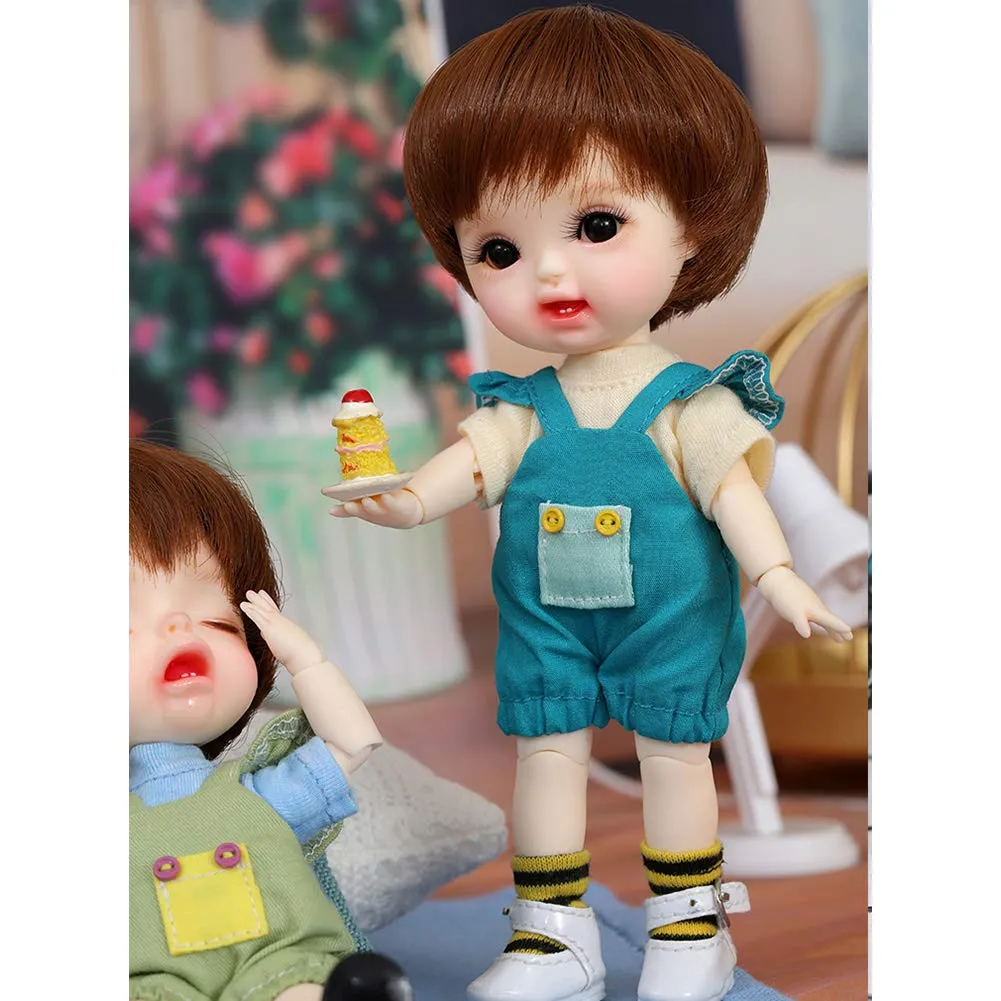 1/8 Bjd Doll 16cm 6.2 Inches Sd Doll Ball Joint Doll Action Full Set of Pictures   Makeup   Clothes   Wigs   Shoes