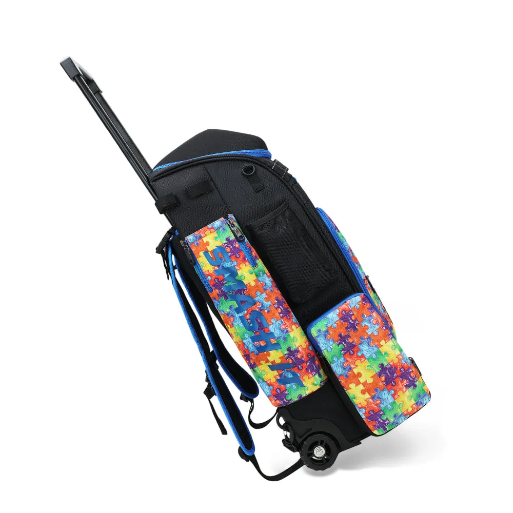 2025 Smash Ops Lil’ Guerrilla Hybrid Roller/Bat Pack Bag - Autism Awareness