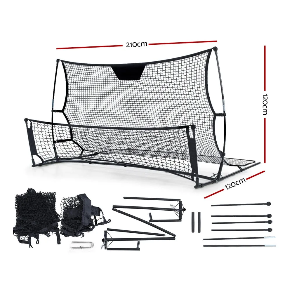 2.1m Football Soccer Net Portable Goal Net Rebounder Sports Training