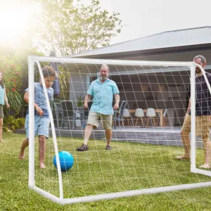 6 x 4 Feet Soccer Goal with Strong UPVC Frame