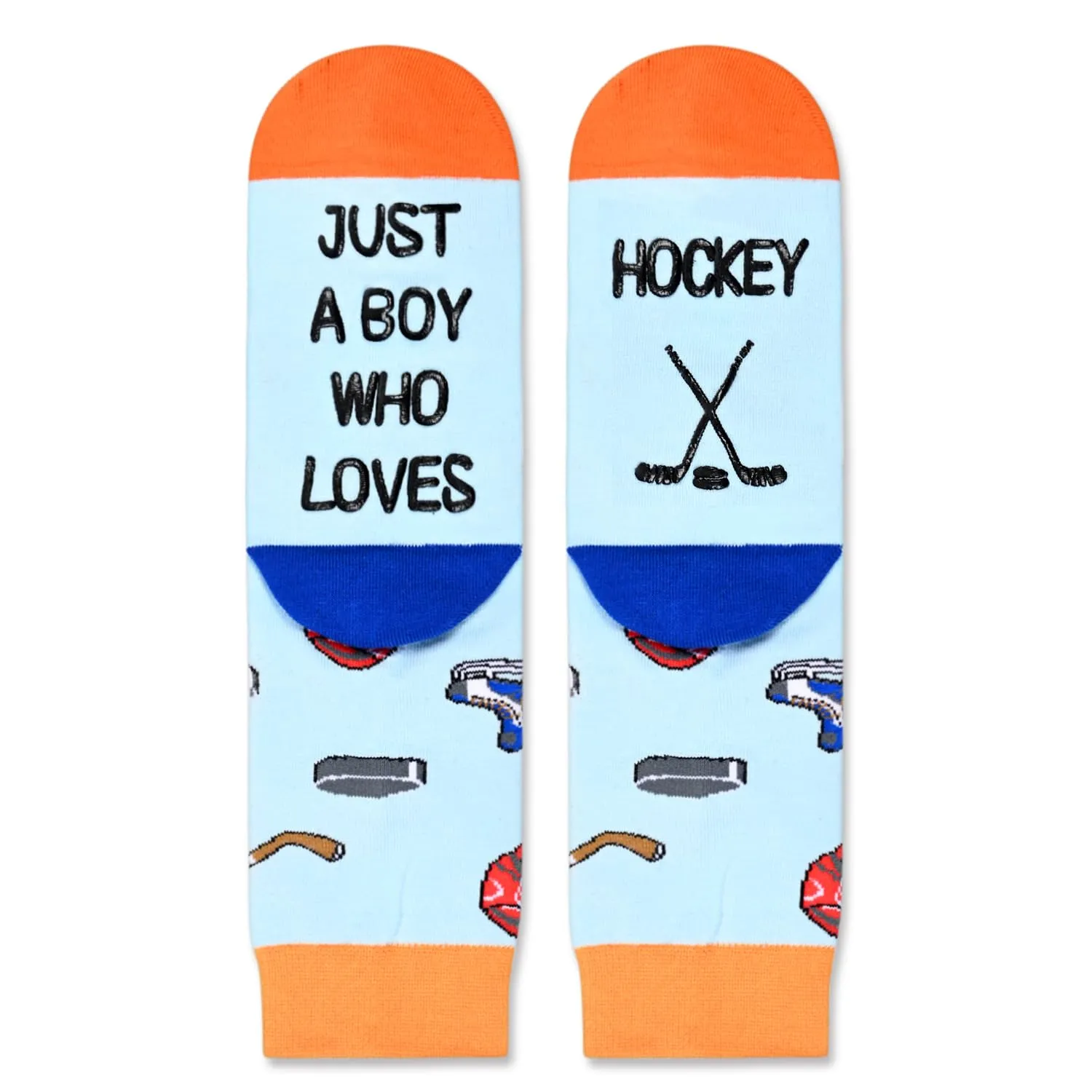 7th-12th Birthday Gift Ideas for Boys - Kids Novelty Socks, Hockey Gifts for Boys