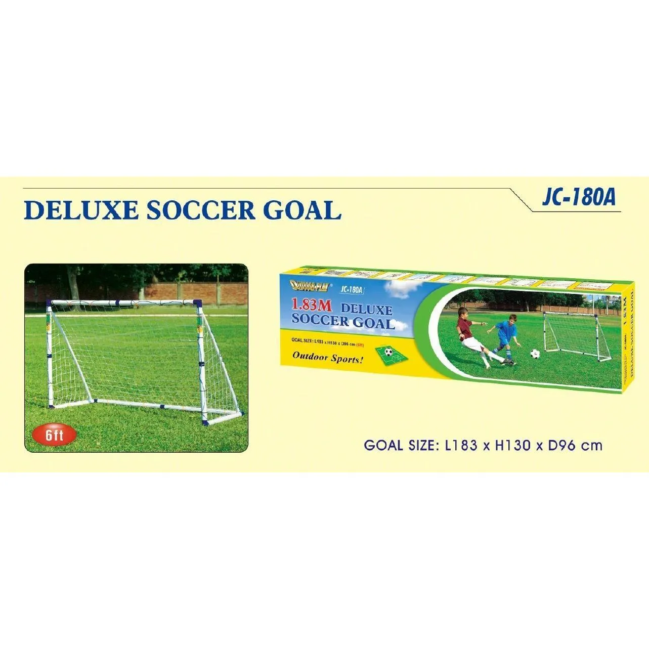 856470     ~ OUTDOOR DELUX SOCCER GOAL 180A