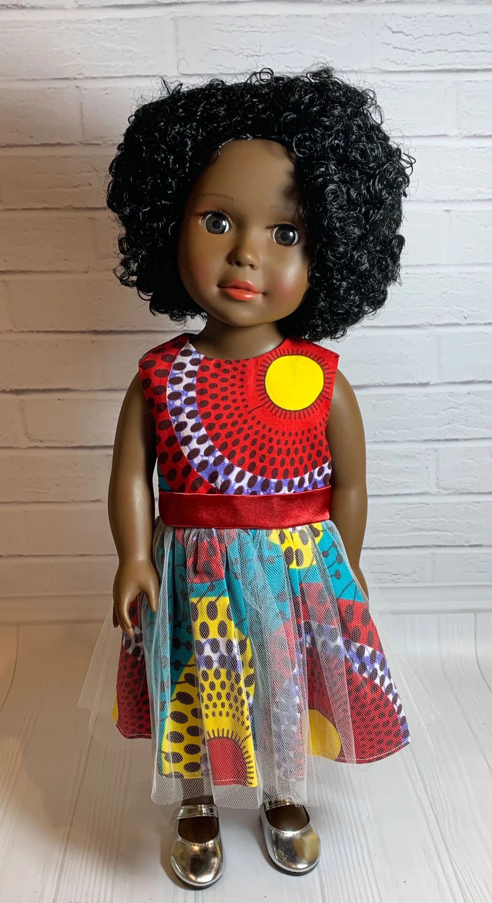 A Dark Brown Skin Tone Doll