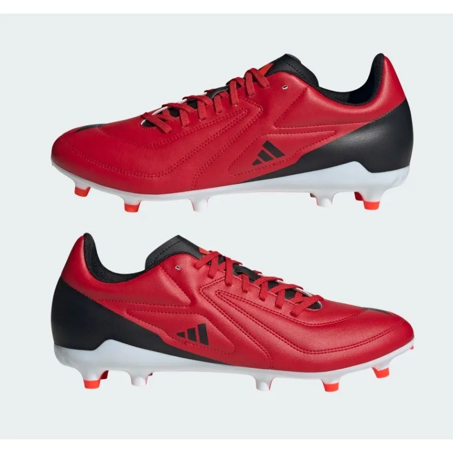 Adidas Adults RS-15 FG Rugby Boot Black/Red