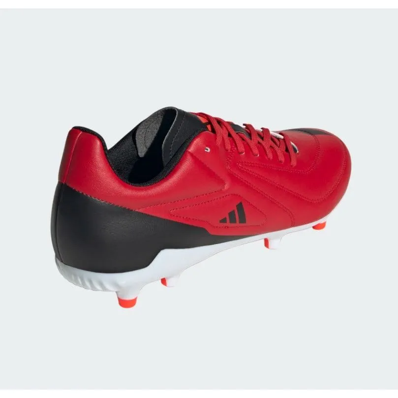 Adidas Adults RS-15 FG Rugby Boot Black/Red