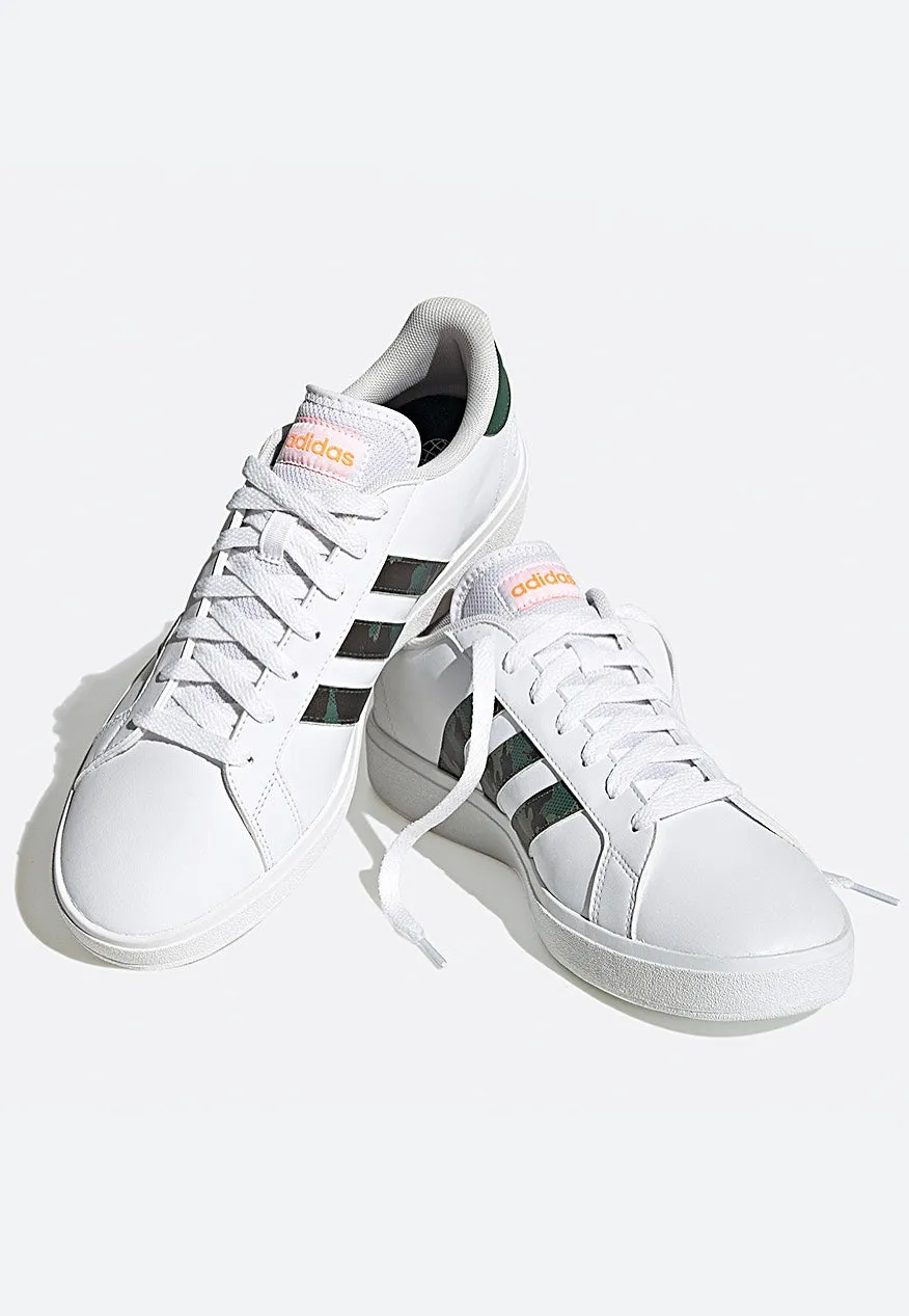 Adidas - Grand Court Base 2.0 Ftwwht/Ftwwht/Scrora - Shoes