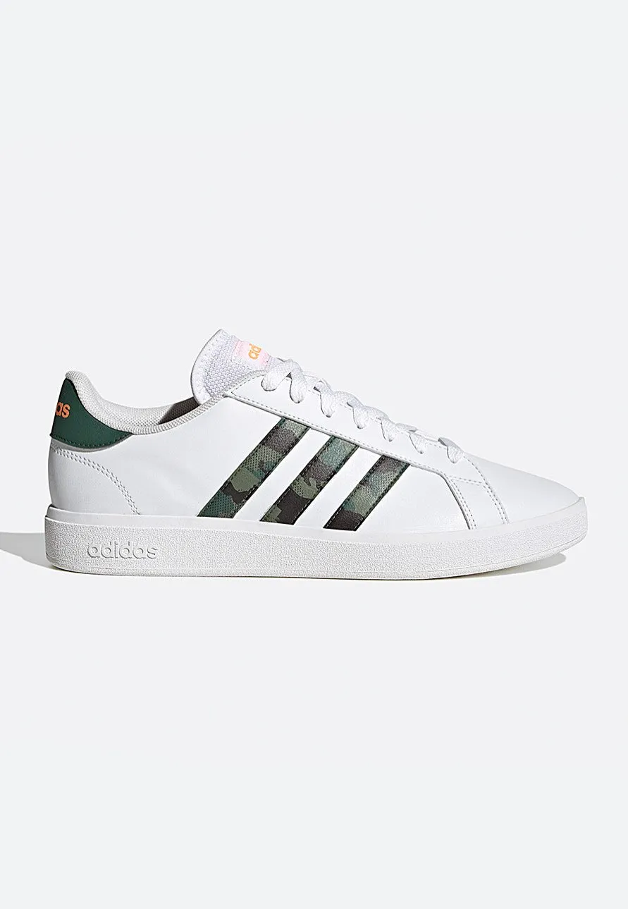 Adidas - Grand Court Base 2.0 Ftwwht/Ftwwht/Scrora - Shoes