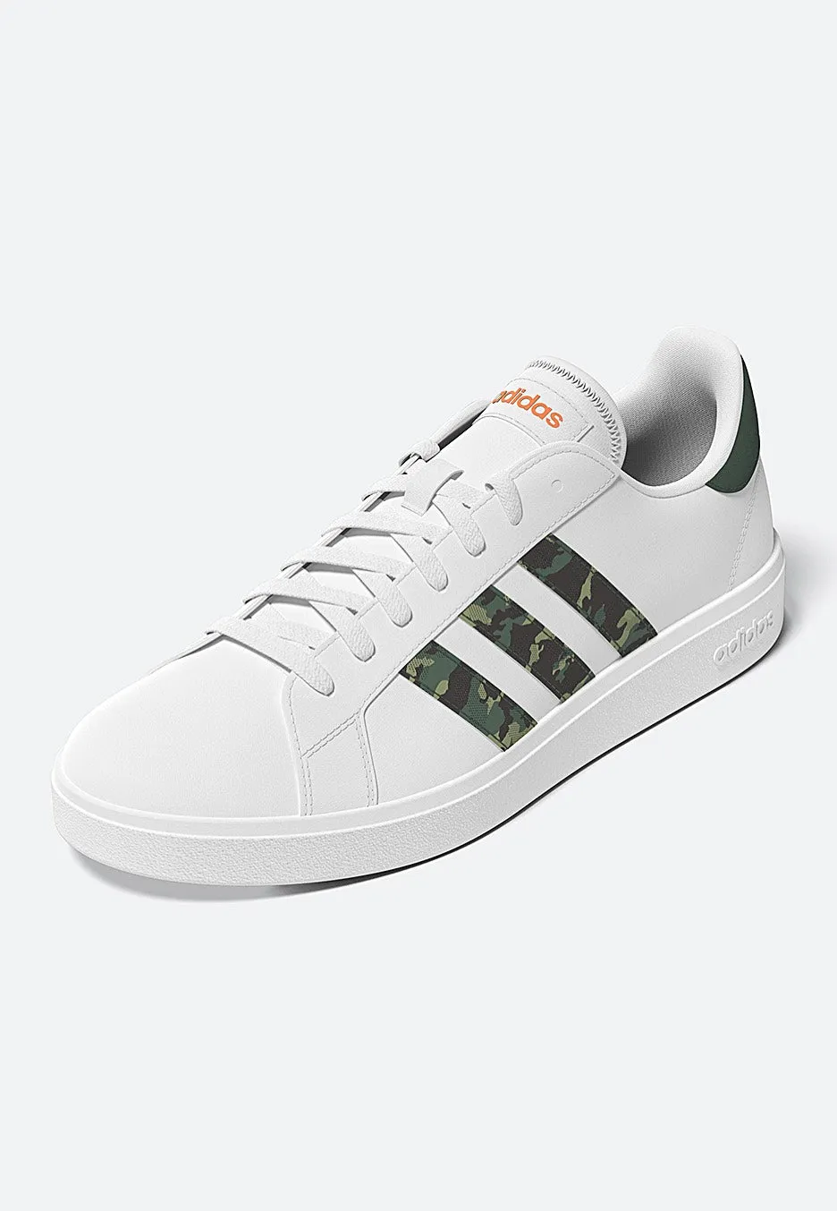 Adidas - Grand Court Base 2.0 Ftwwht/Ftwwht/Scrora - Shoes