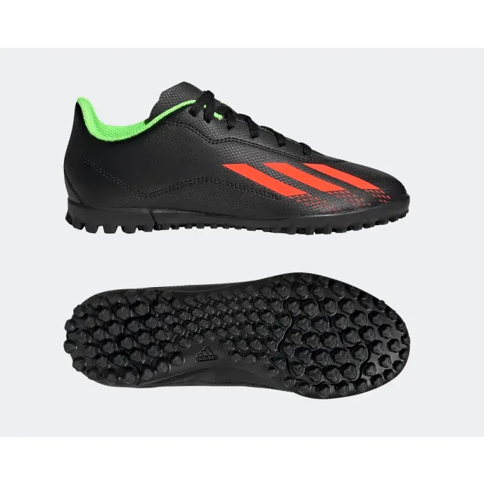 Adidas Kids Astro Turf Boots X Speedportal.4 TF J Core Black/Solar Red/Solar Green