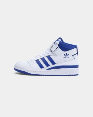 Adidas Men's Forum Mid Cloud White / Royal Blue / Cloud White