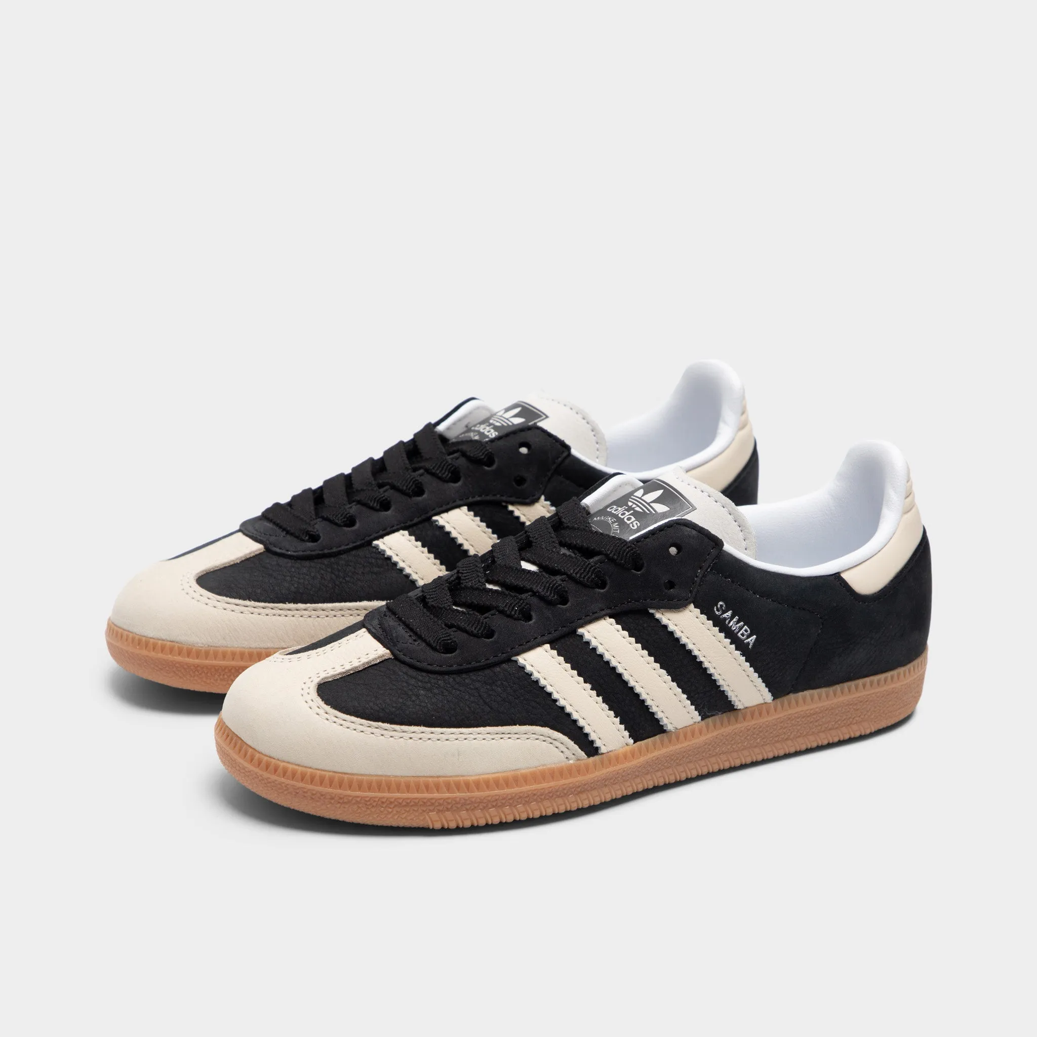 adidas Women's Samba OG Core Black / Wonder White - Silver Metallic