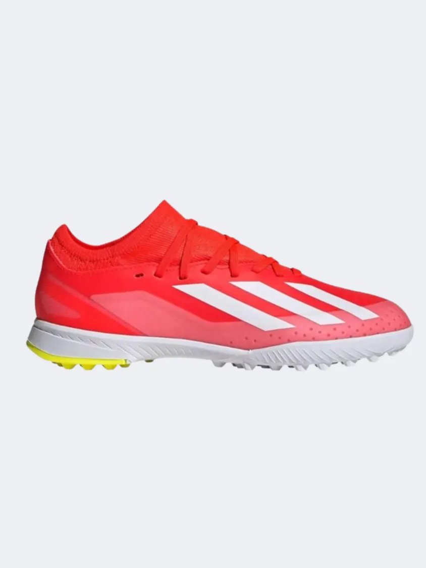 Adidas X Crazyfast League Kids Turf Shoes Red/White/Yellow