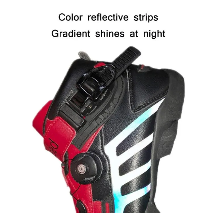 Adventure-Ready Short Boots for Outdoor Motorcycle Riding (2006 Model)