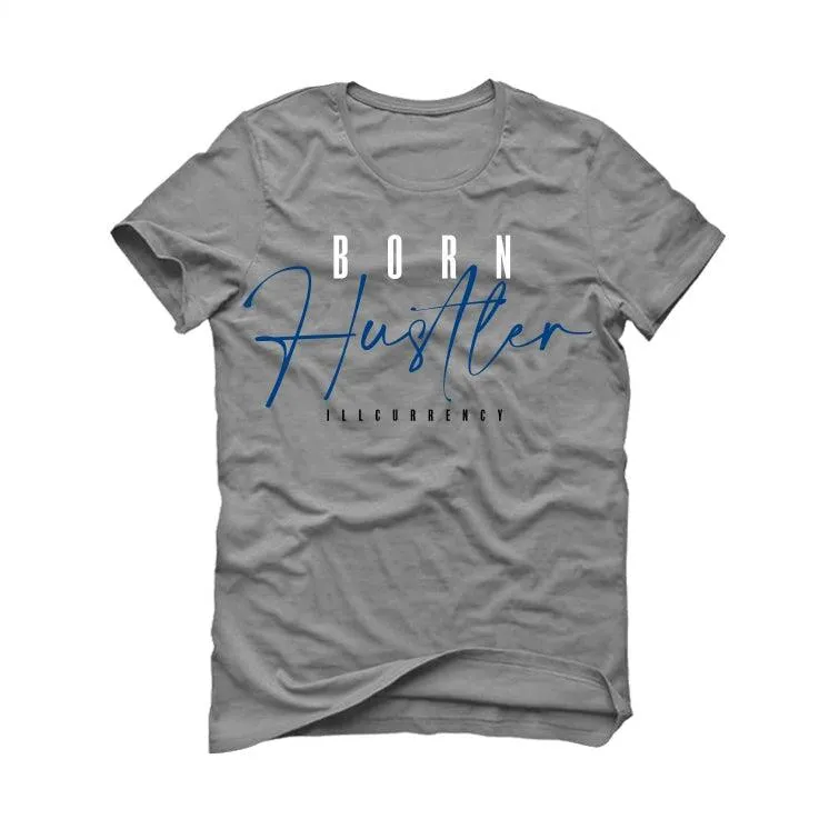 Air Jordan 3 “Racer Blue” 2021 Grey T-Shirt (Born Hustler)