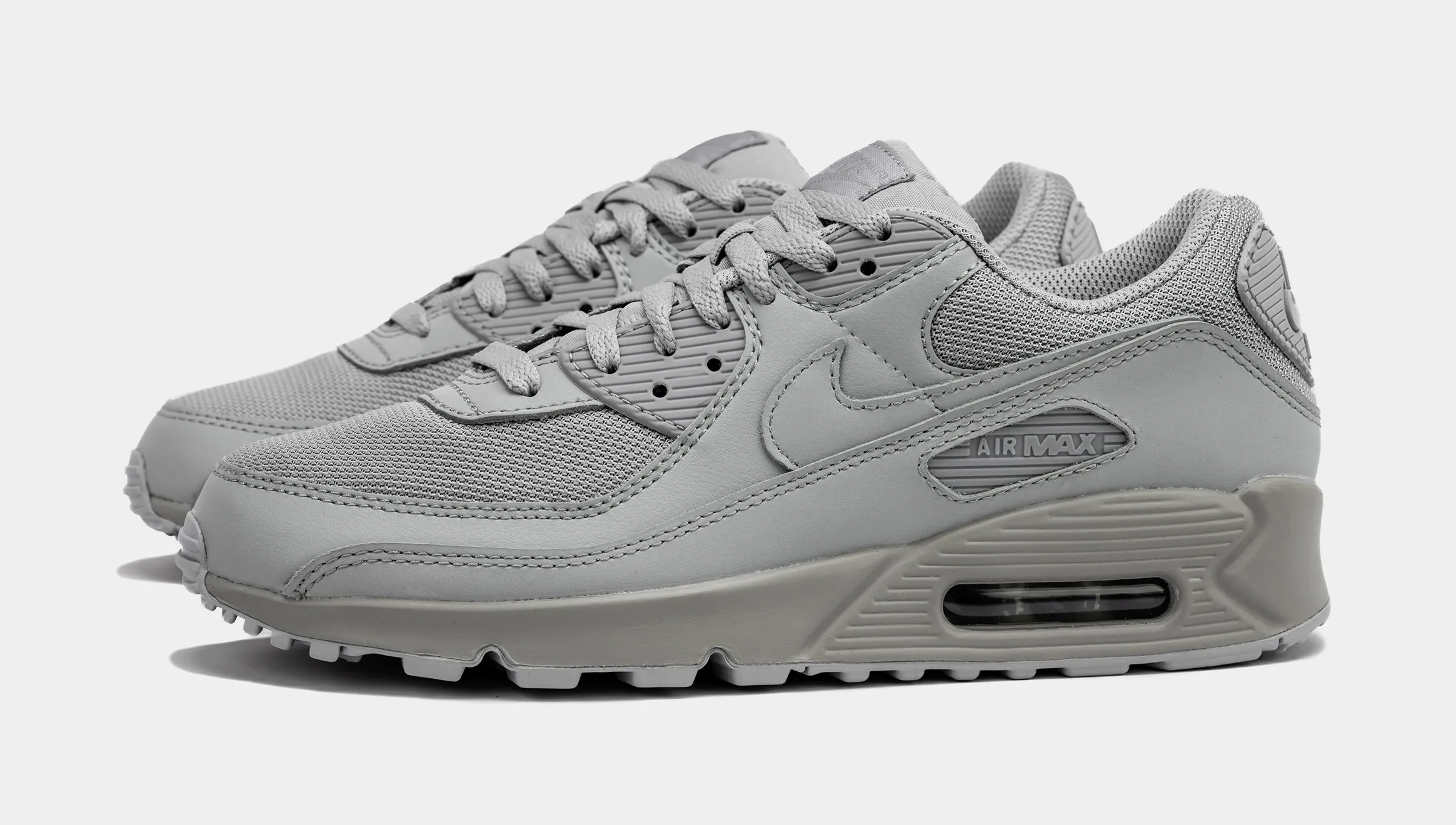 Air Max 90 Mens Running Shoes (Grey)