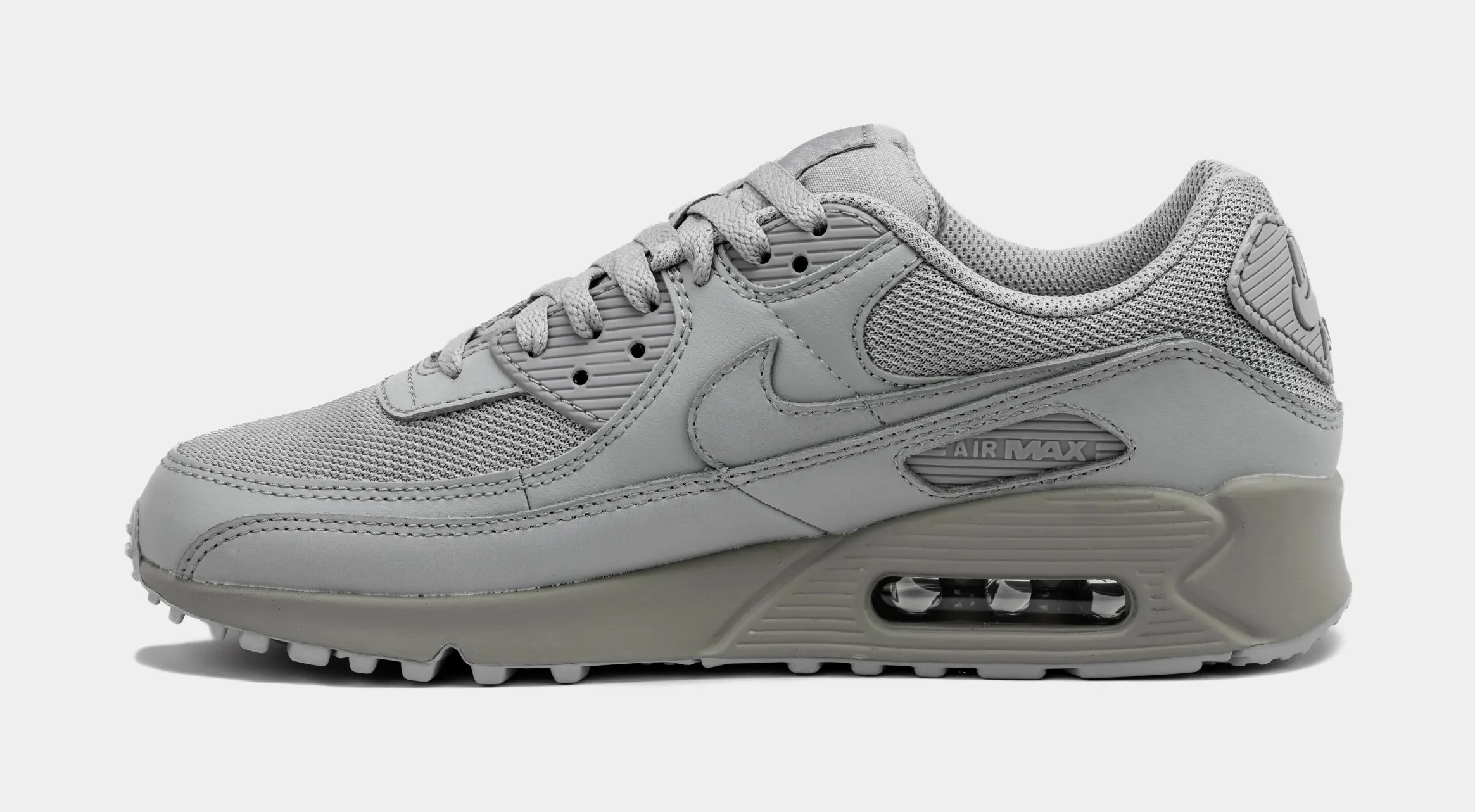 Air Max 90 Mens Running Shoes (Grey)