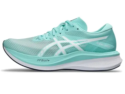 ASICS Womens Magic Speed 3 Illuminate Mint/White Running Shoe - 5 UK (1012B518.401)