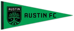 Austin FC Official MLS Soccer Team Premium Felt Pennant - Wincraft Inc.