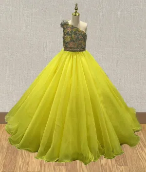 Beauty Beaded Bodice Kids Stunning Ball Gown