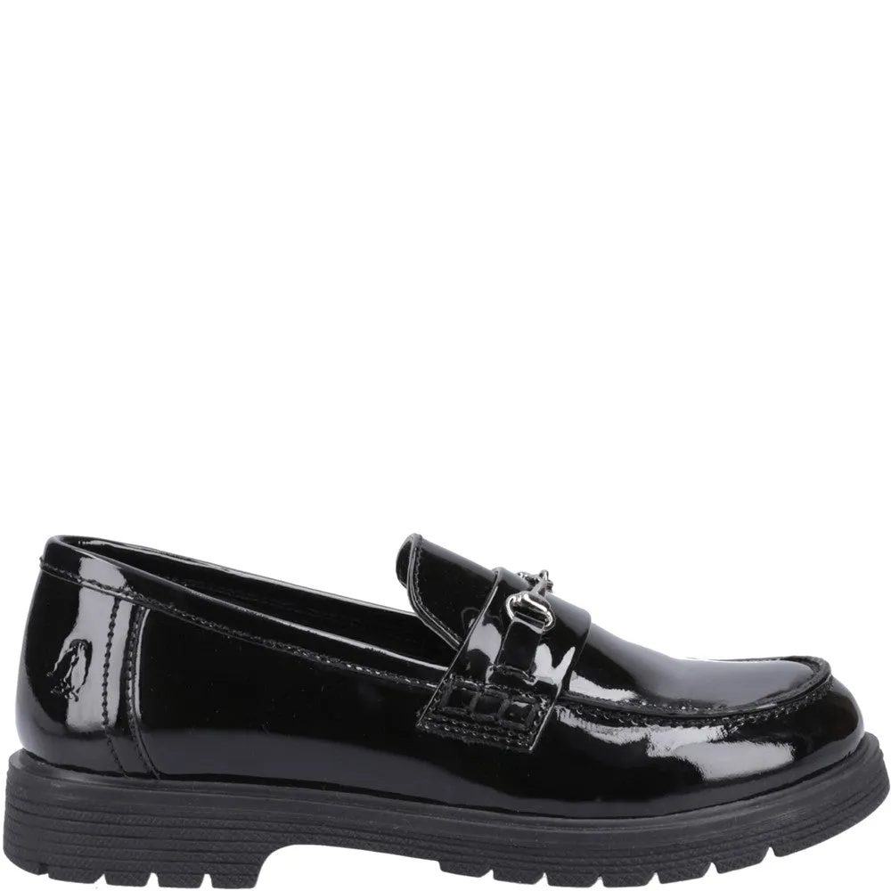 Black Lydia Patent Senior School Shoes