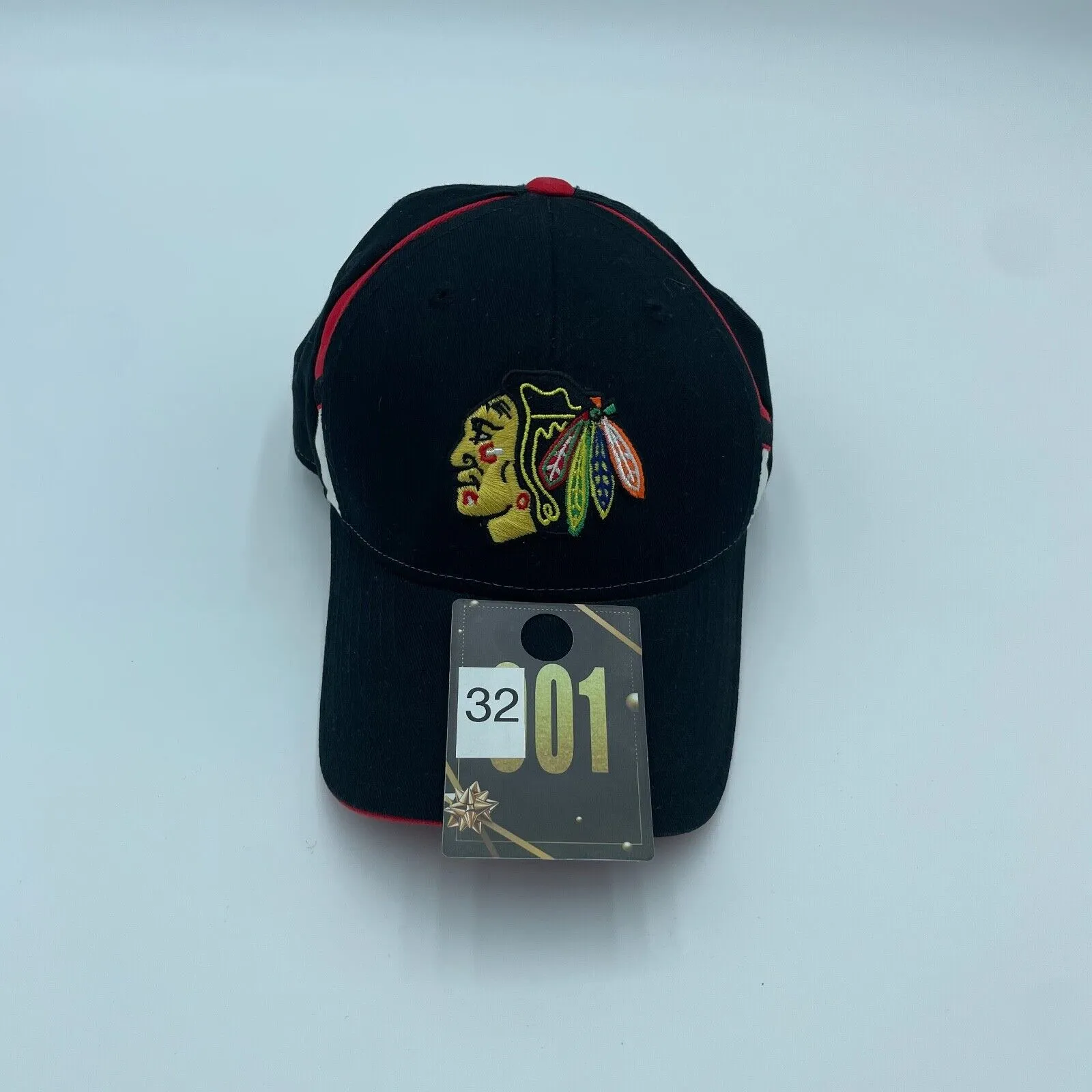 Chicago Blackhawks NHL Reebok Basic Black/Red Cap Adjustable Headwear