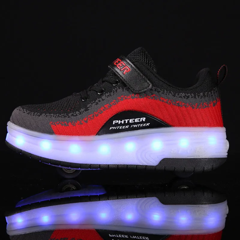 Children's Lighted Smooth-wheeled Heelys