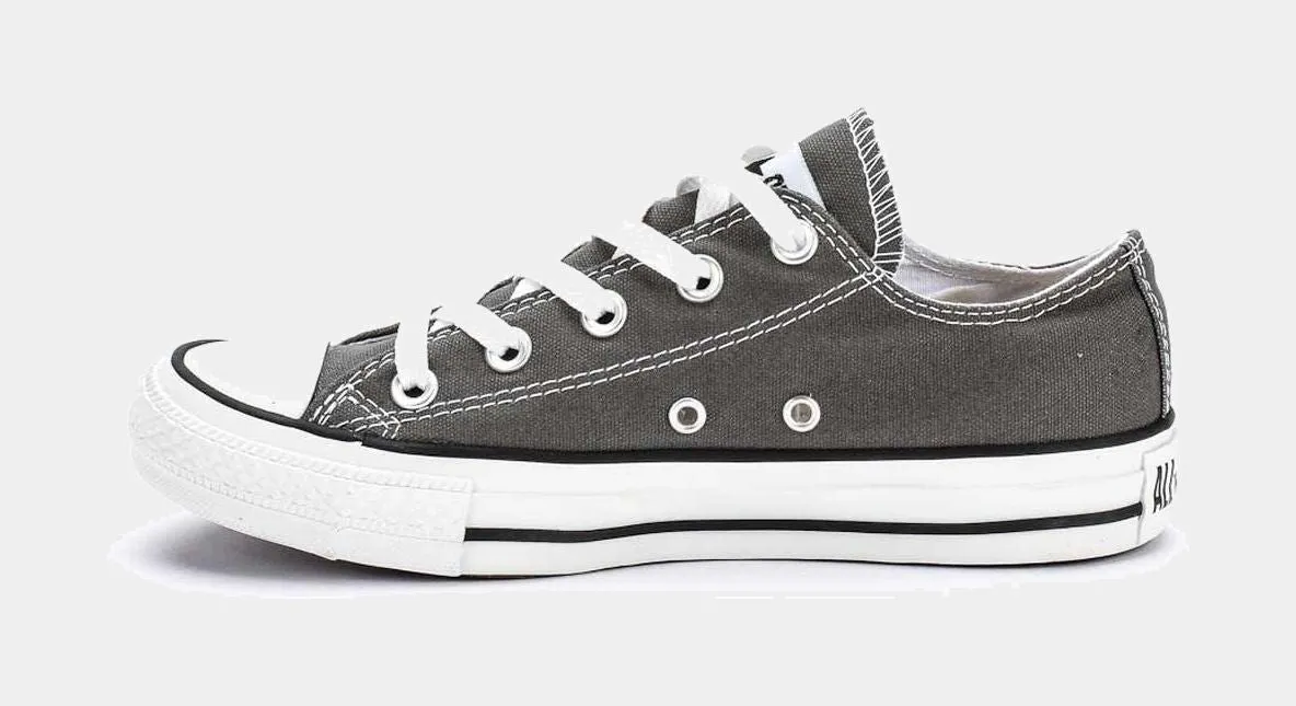 Chuck Taylor All Star Classic Colors Low Solid Canvas Adult Lifestyle Shoes (Charcoal/White)