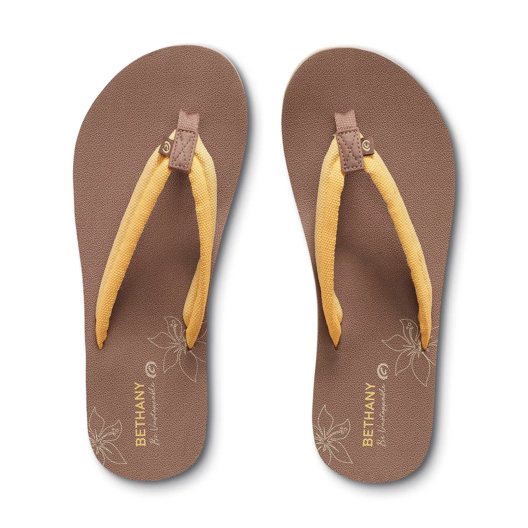 Cobian Womens Honua Yellow Sandal