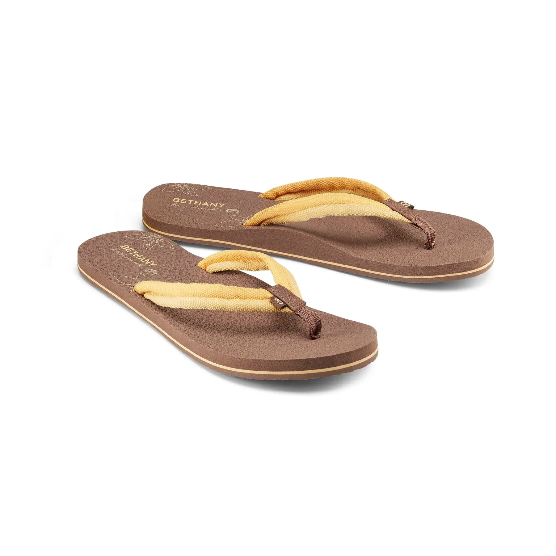 Cobian Womens Honua Yellow Sandal