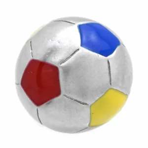 Color Soccer Ball Lapel Pin