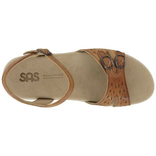 Duo Quarter Tan/Hazel Strap Sandal Sas