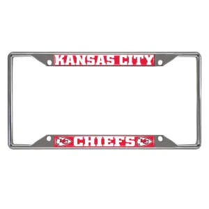 Fanmats Kansas City Chiefs License Plate Frame