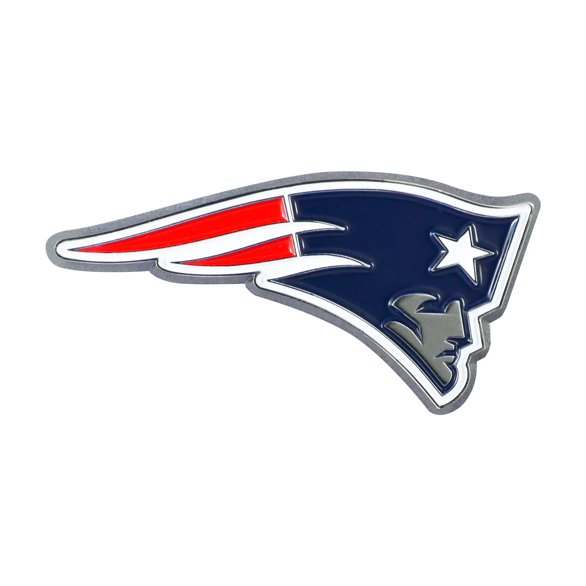 Fanmats New England Patriots Emblem - Chrome