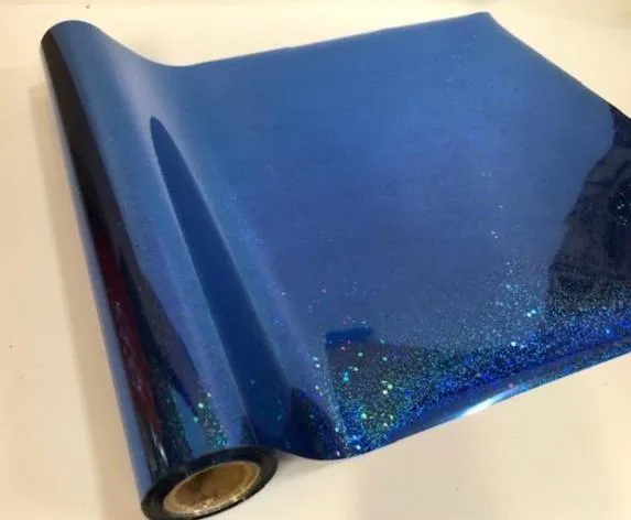 FOIL GLITTER STARS BLUE