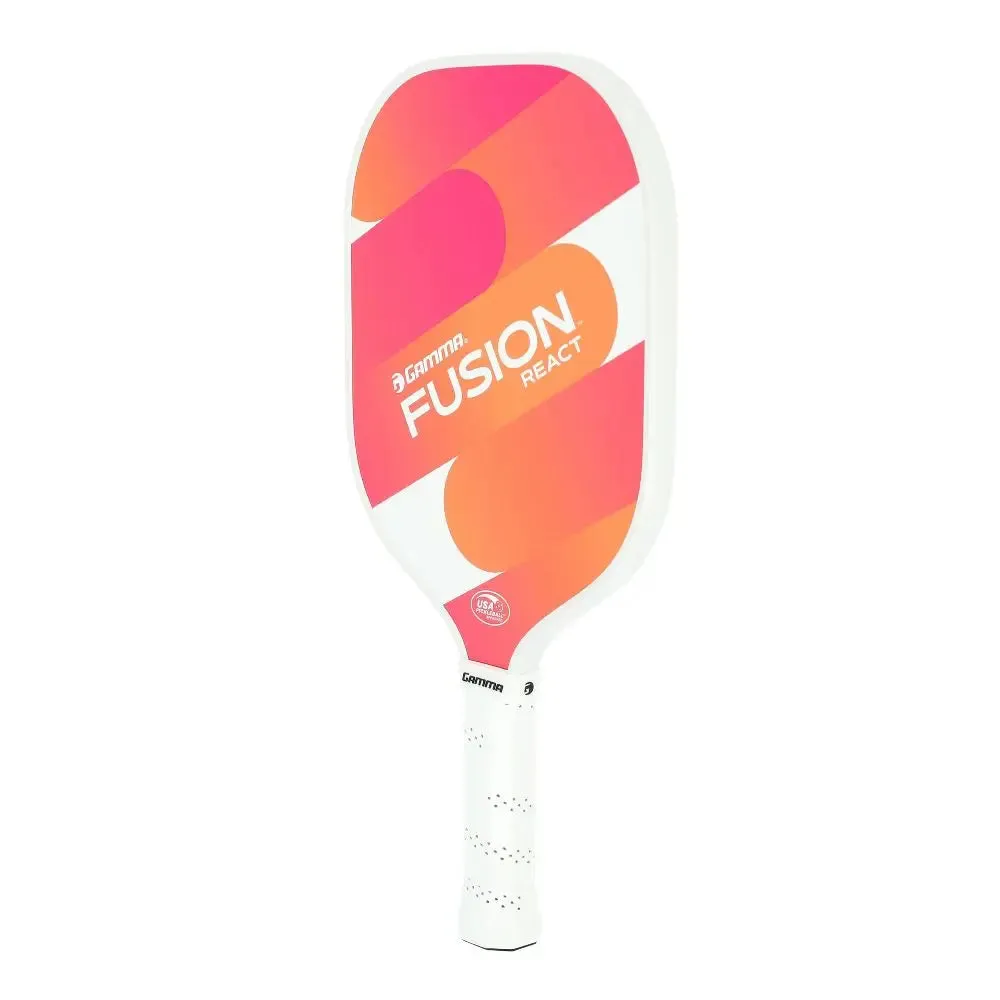 GAMMA Sports Fusion React Pickleball Paddle - Orange/Pink