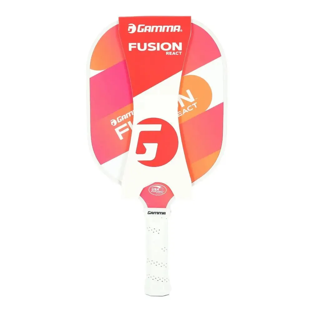 GAMMA Sports Fusion React Pickleball Paddle - Orange/Pink