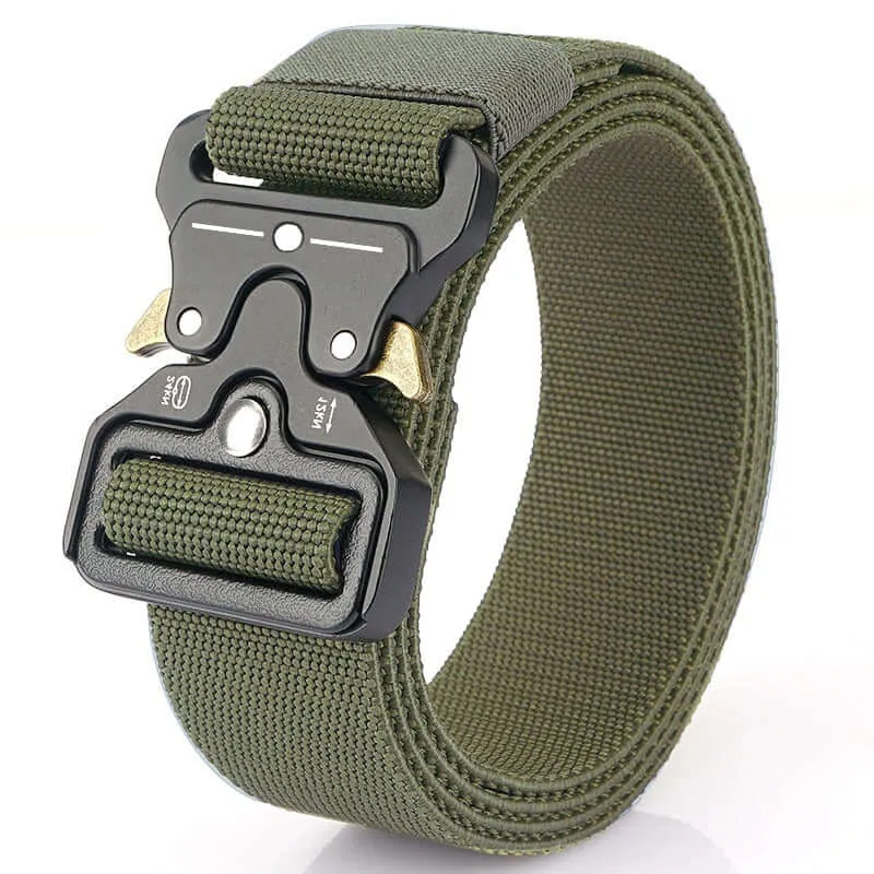 genuine tactical belt quick release outdoor military belt soft real nylon sports accessories men