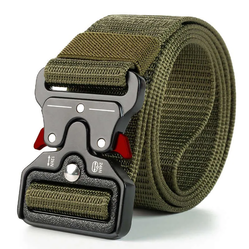 genuine tactical belt quick release outdoor military belt soft real nylon sports accessories men