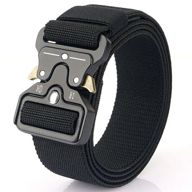 genuine tactical belt quick release outdoor military belt soft real nylon sports accessories men