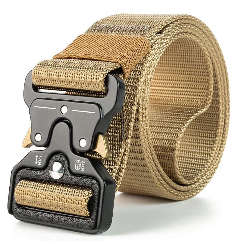 genuine tactical belt quick release outdoor military belt soft real nylon sports accessories men