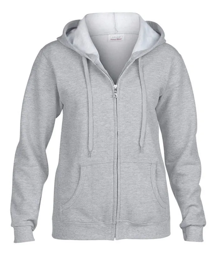 Gildan Ladies Semi-fitted, Heavy Blend, Full Zip Hoodie