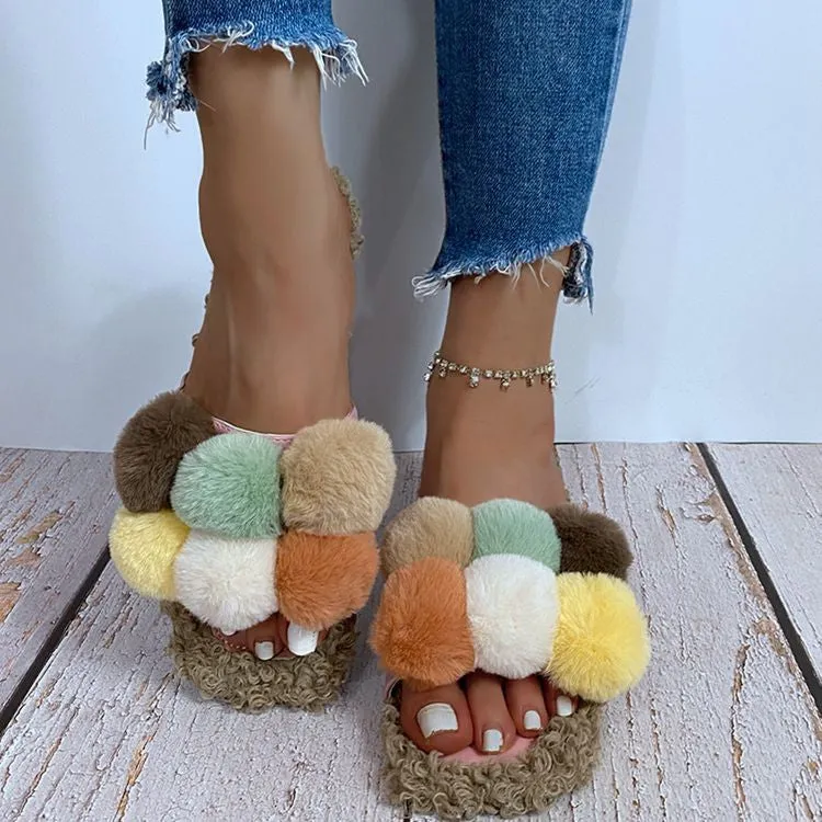 Hair Ball Slippers