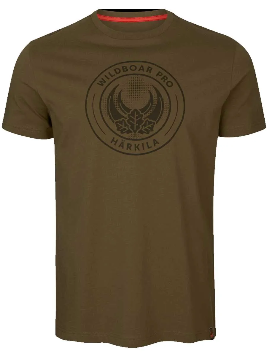 HARKILA Wildboar Pro T-shirt - Mens - 2-pack - Light Willow Green/Demitasse Brown