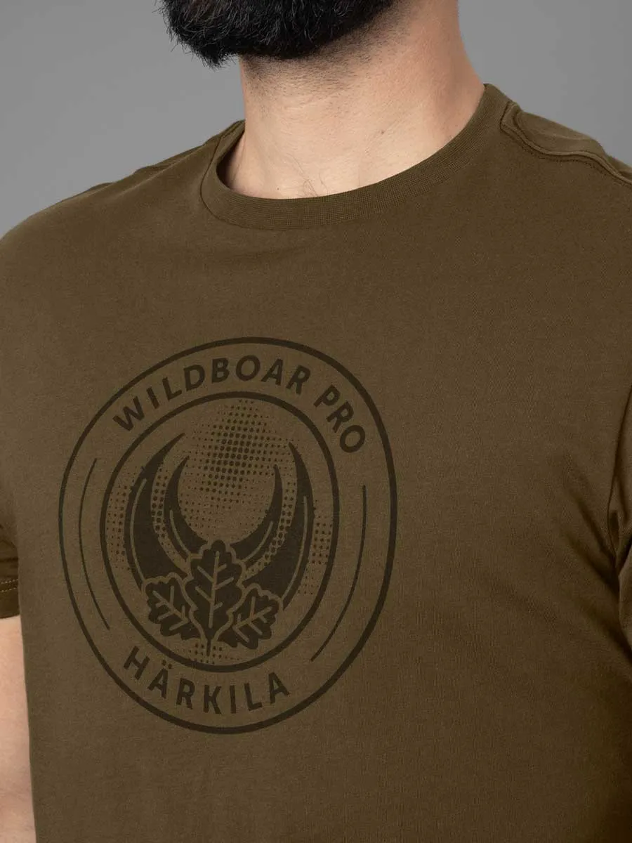 HARKILA Wildboar Pro T-shirt - Mens - 2-pack - Light Willow Green/Demitasse Brown