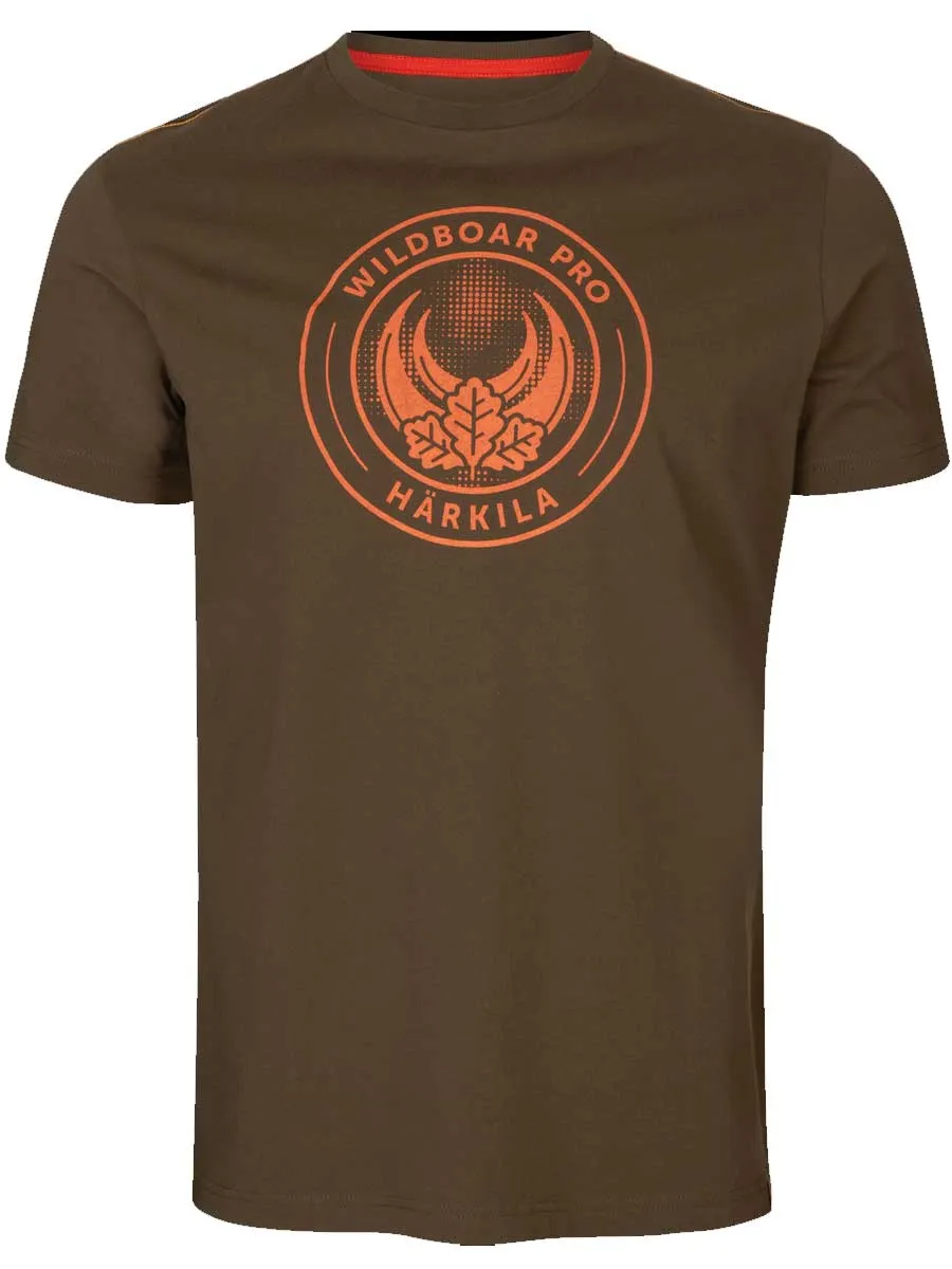 HARKILA Wildboar Pro T-shirt - Mens - 2-pack - Light Willow Green/Demitasse Brown