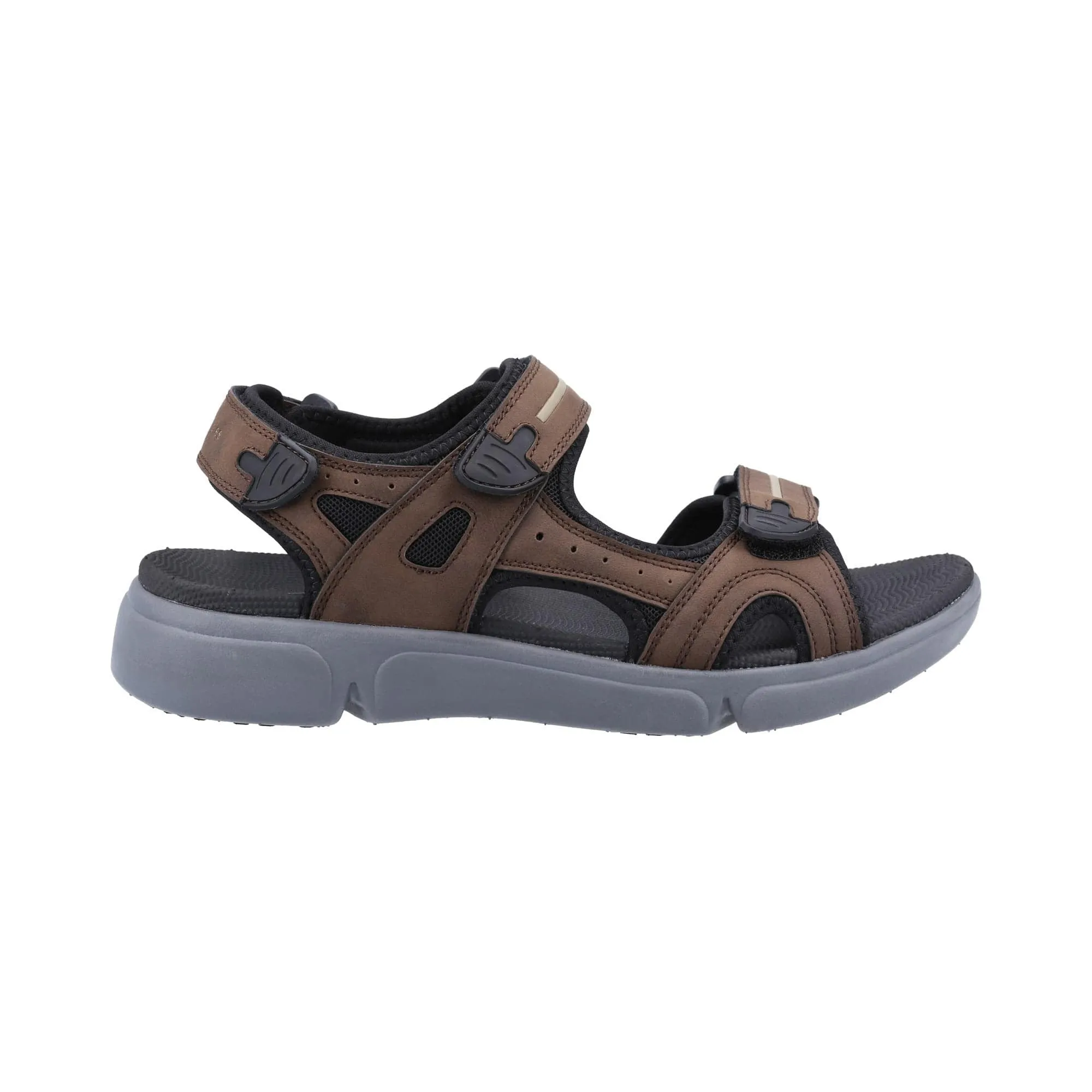 Hush Puppies Castro Mens Sandal - Brown