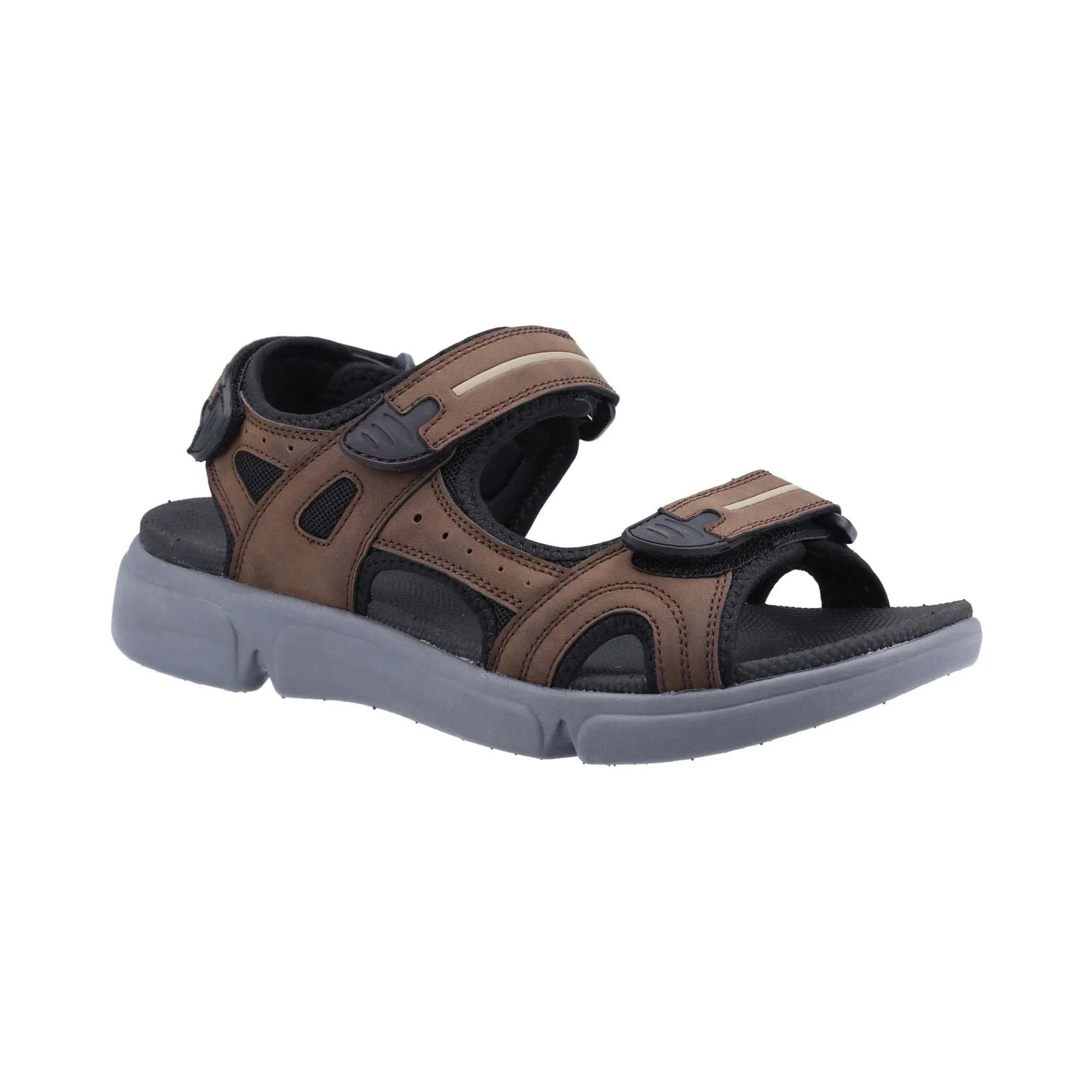 Hush Puppies Castro Mens Sandal - Brown