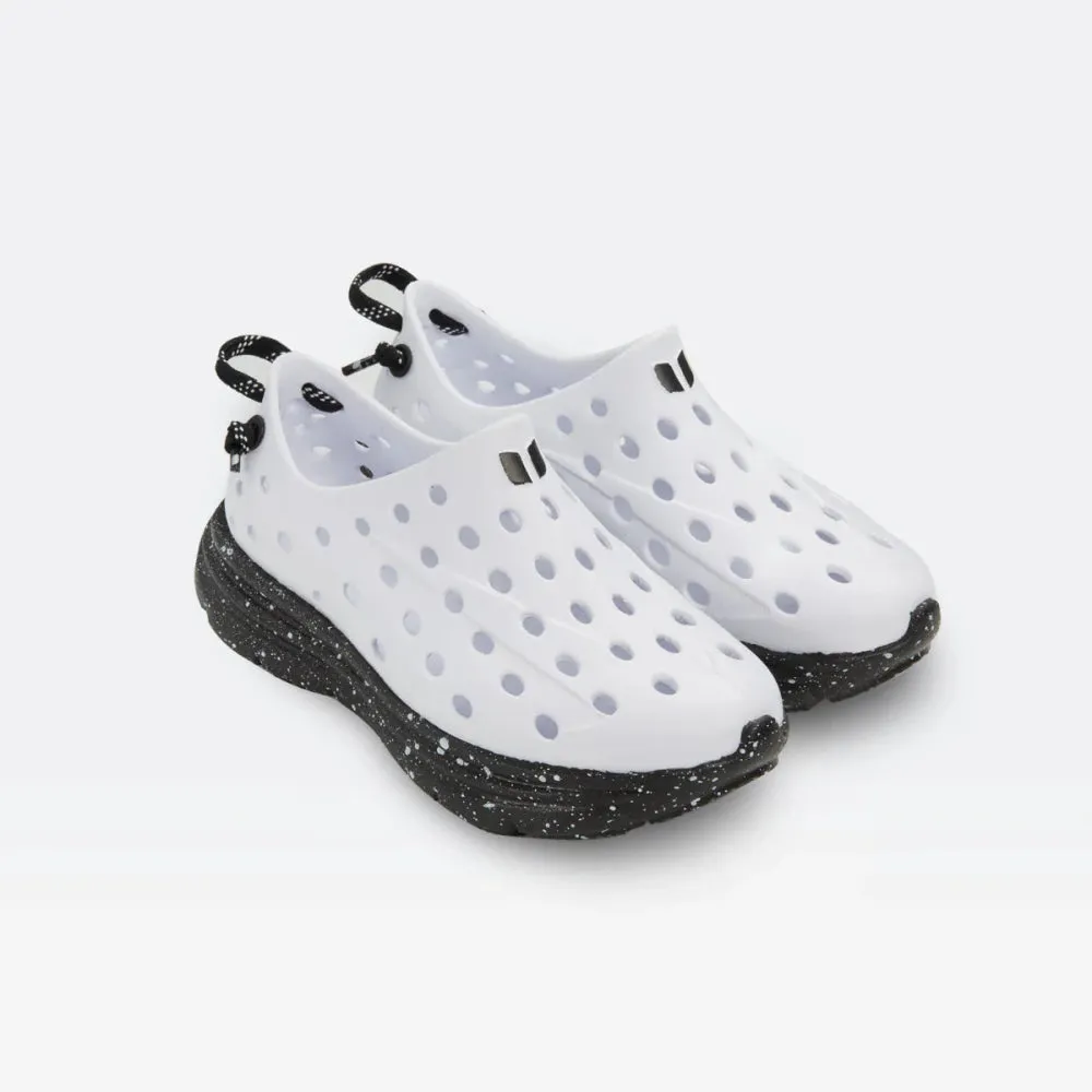 Kane Footwear Revive Kids - White/Black Speckle